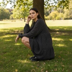 ASOS Daisy Street Polka Dock Mini Smock  Dress